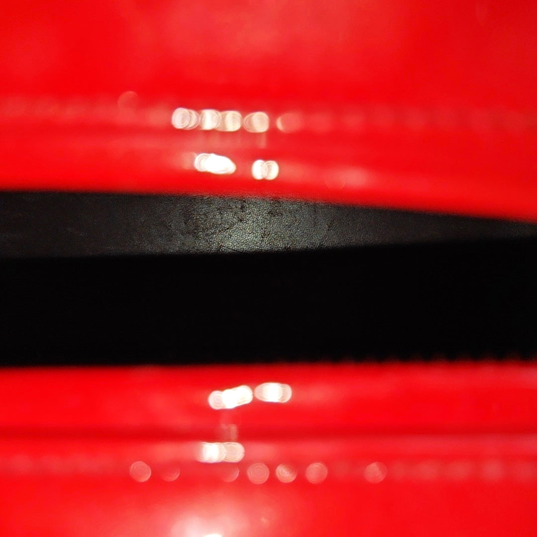 Lady Dior Medium Patent Leather Red