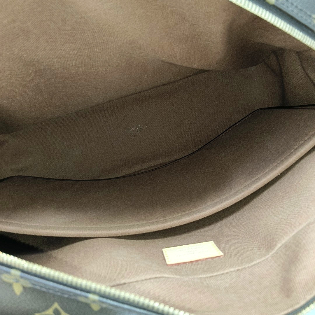 ICARE Monogram Coated Canvas Brown