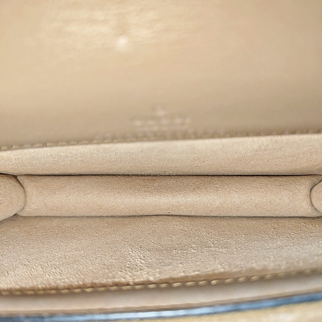 Dionysus Super Mini Monogram Coated Canvas Beige