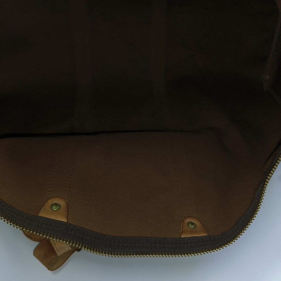 SAC SOUPLE 55 Monogram Coated Canvas Brown