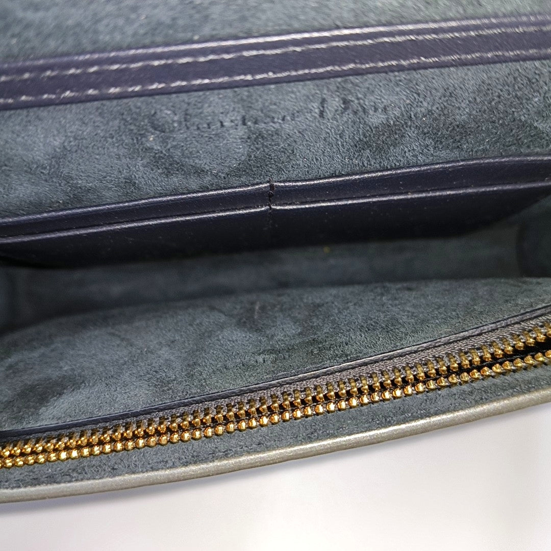 30 Montaigne Mini Cannage Calfskin Silver