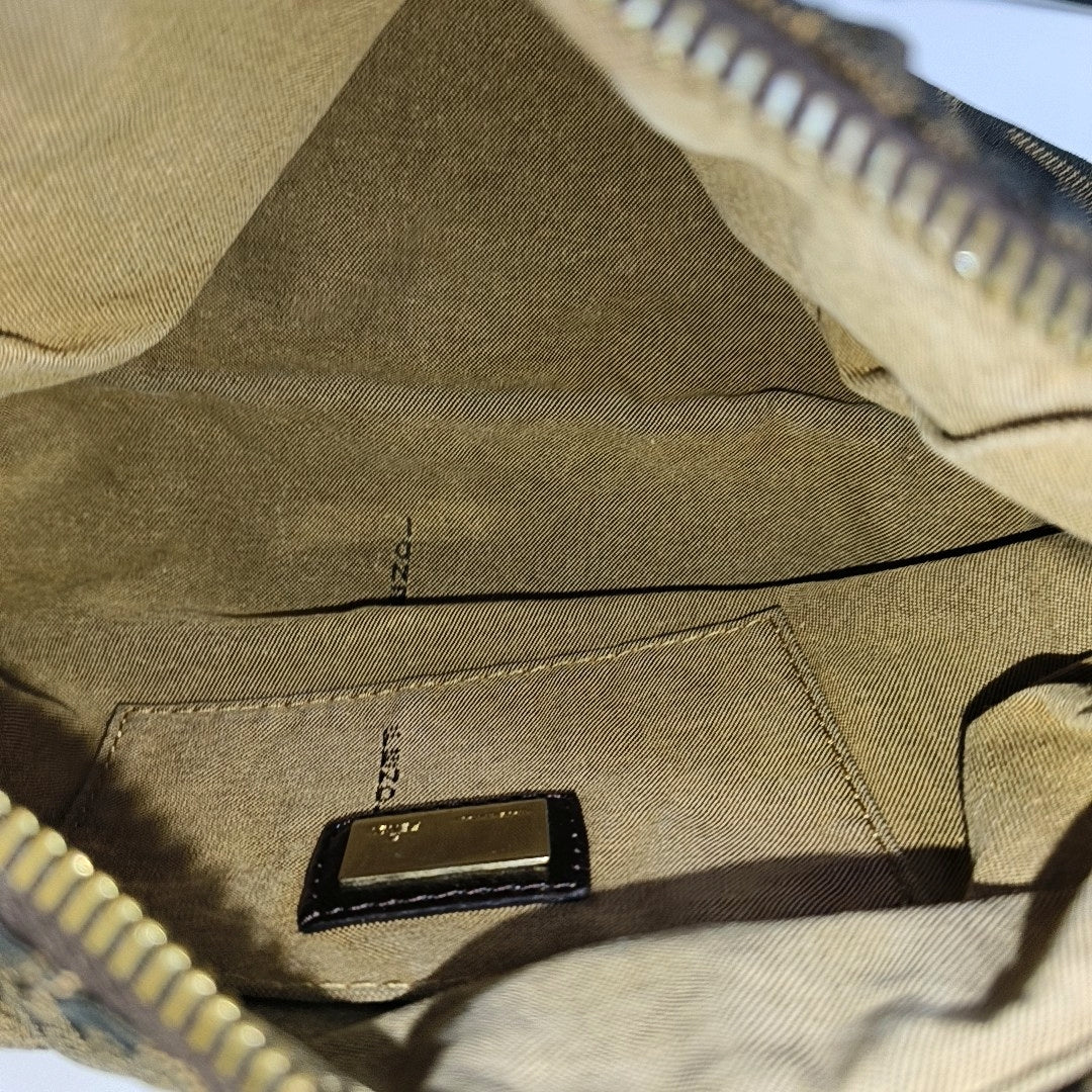 Vintage Canvas Bag Fabric Brown