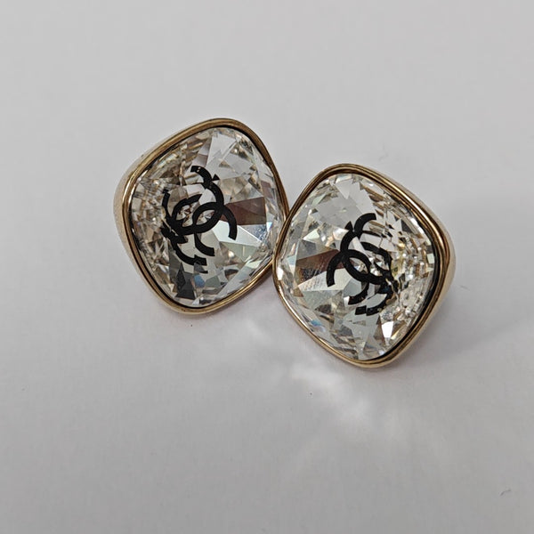 Resin Clear Stud Earrings