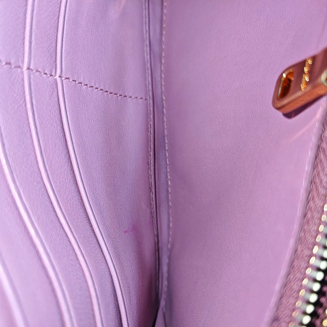 Quilted Lambskin Shoulder Bag Pink