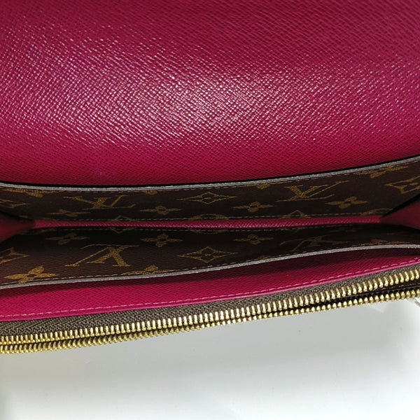 EMILIE Monogram Coated Canvas Brown Wallet