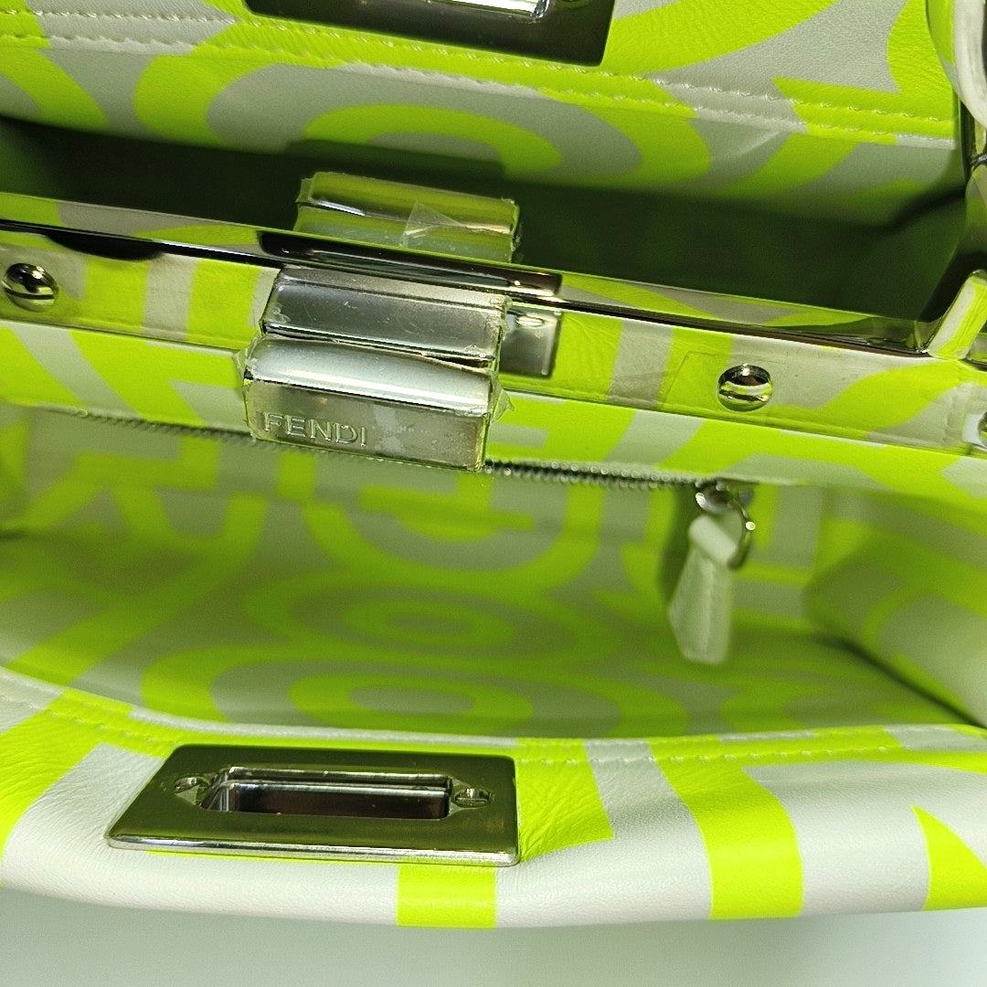 Authenticated pre-owned  Peekaboo Mini Calfskin White - Shoulder Bag at Looply