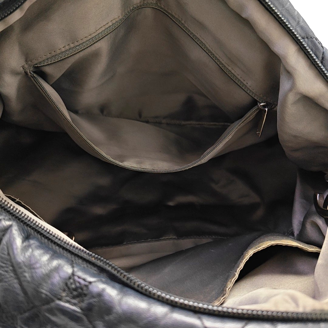 Quilted Lambskin Black