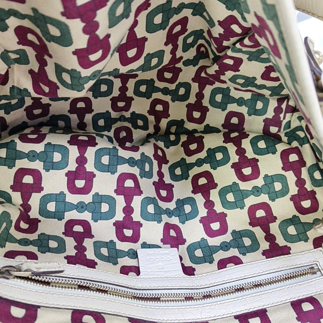 Jolicoeur Medium Monogram Coated Canvas Beige