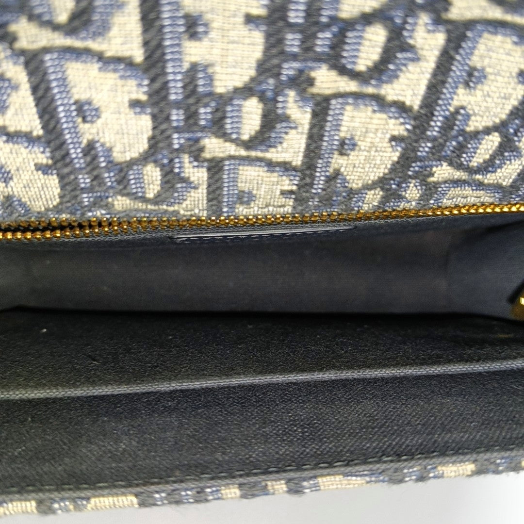 30 Montaigne Oblique Canvas Blue