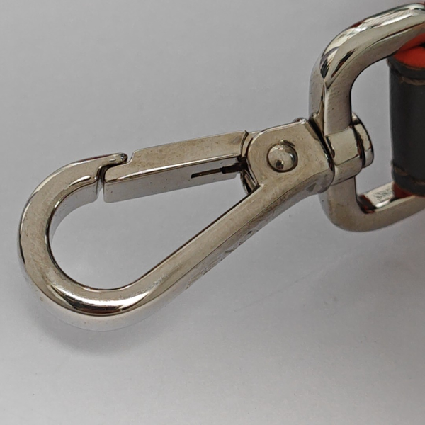 Leather Bag Strap Gray