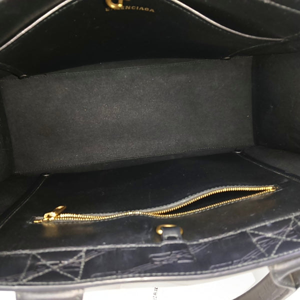 Calfskin Shoulder Bag Black