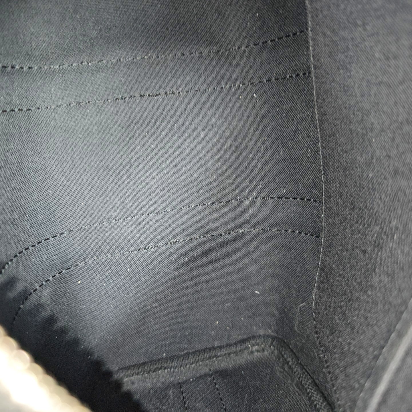 KEEPALL 25 Monogram Coated Canvas Black