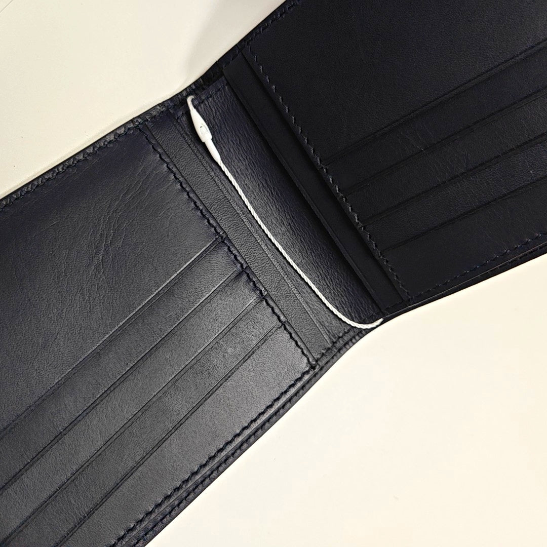Calfskin Wallet Blue