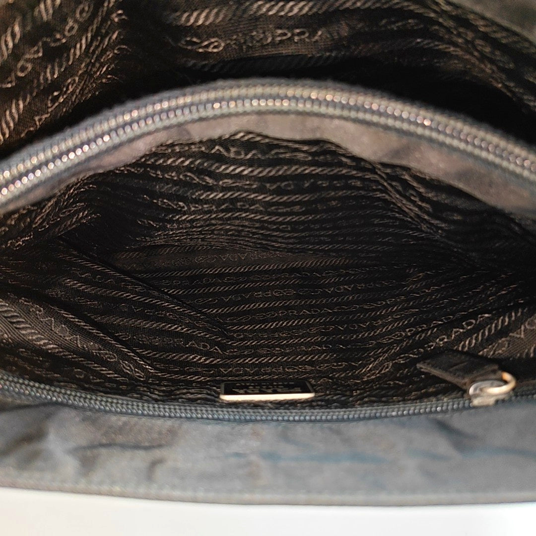 Nylon Tote Bag Black