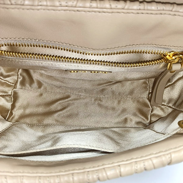 Matelassé Quilted Lambskin Beige