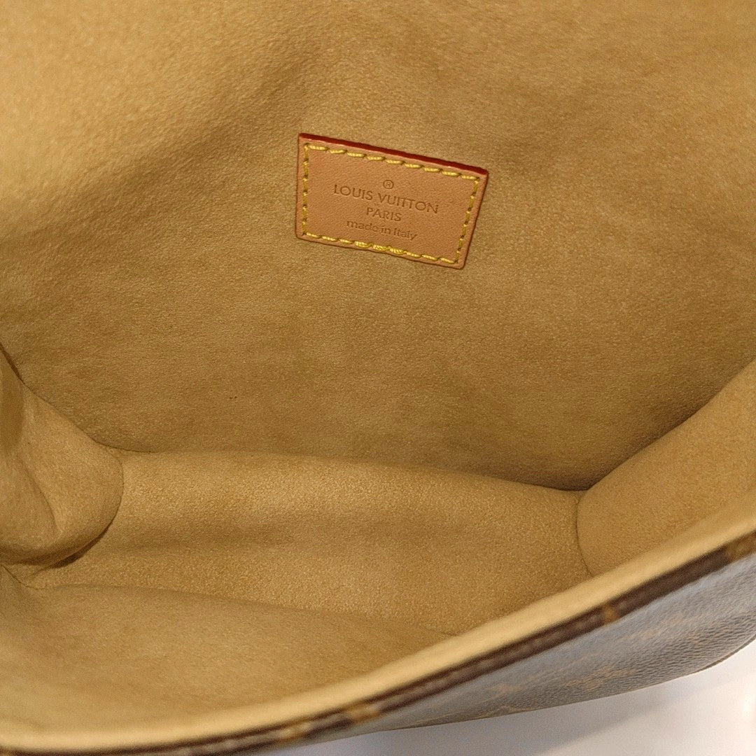 SAUMUR BB Monogram Coated Canvas Brown