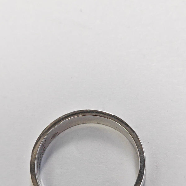 LOVE 18k White Gold Silver Ring EU 50