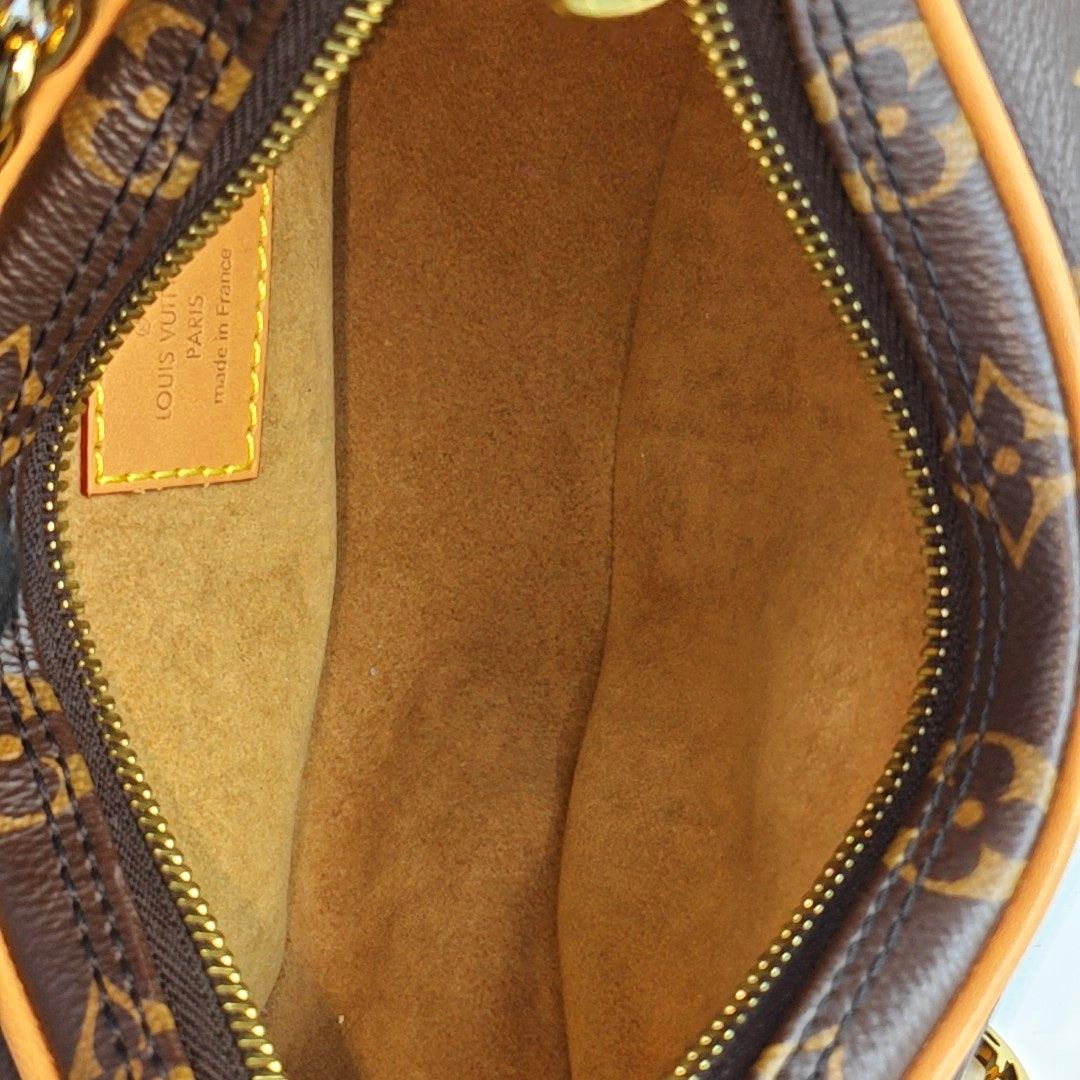 LOOP Monogram Coated Canvas Brown