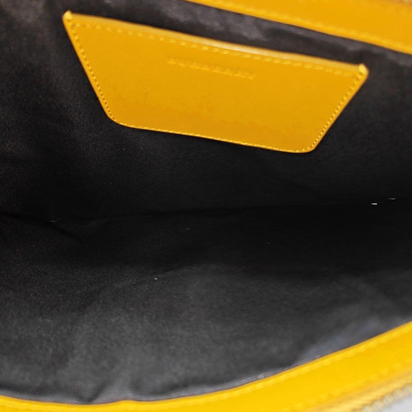 Calfskin Clutch Yellow