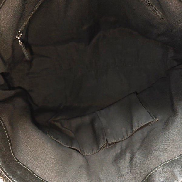 Monogram Calfskin Tote Bag Black