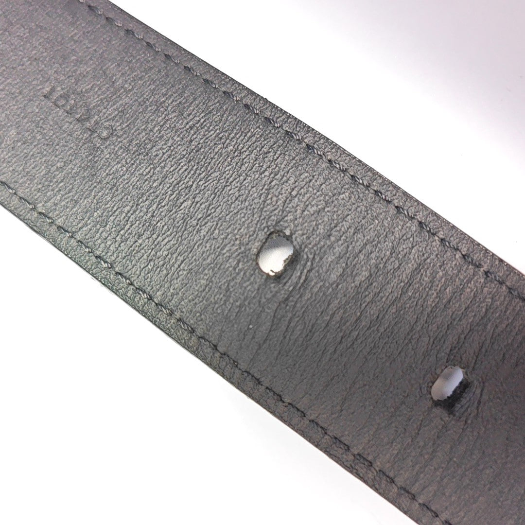 Coated Canvas Belt Black