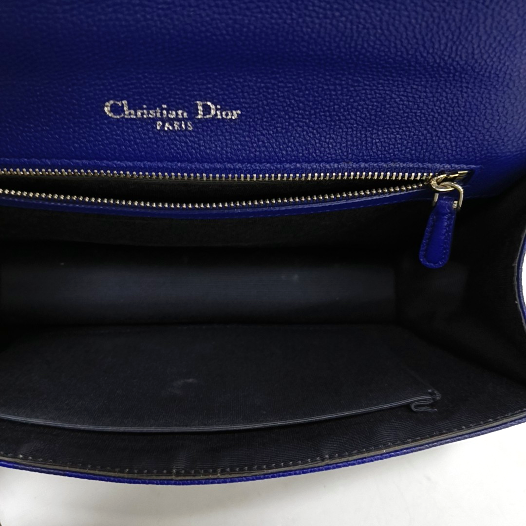 Diorama Medium Calfskin Blue