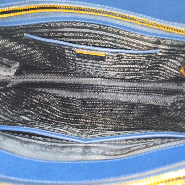 Galleria Extra Large Saffiano Calfskin Blue
