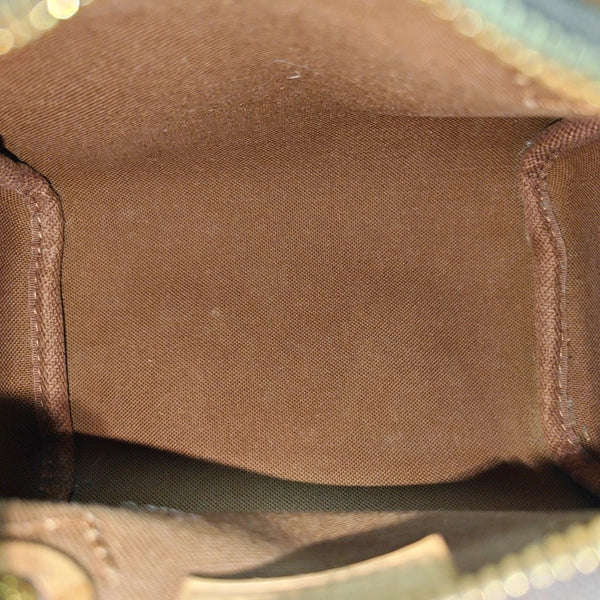SPEEDY Nano Monogram Coated Canvas Brown