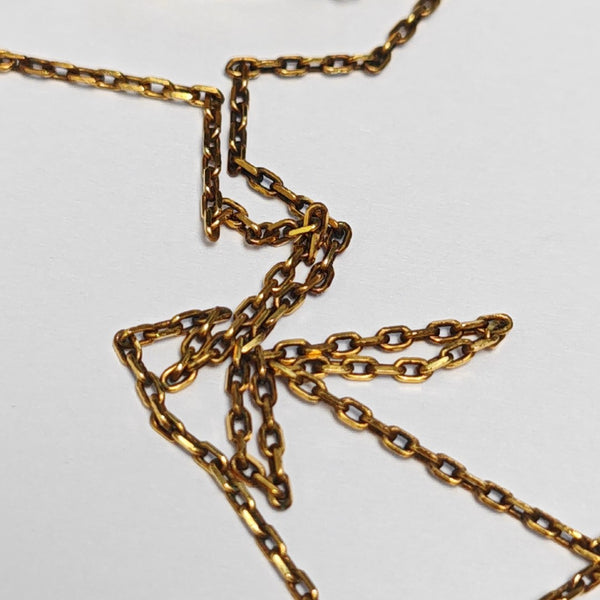 Pop H Metal Gold Necklace