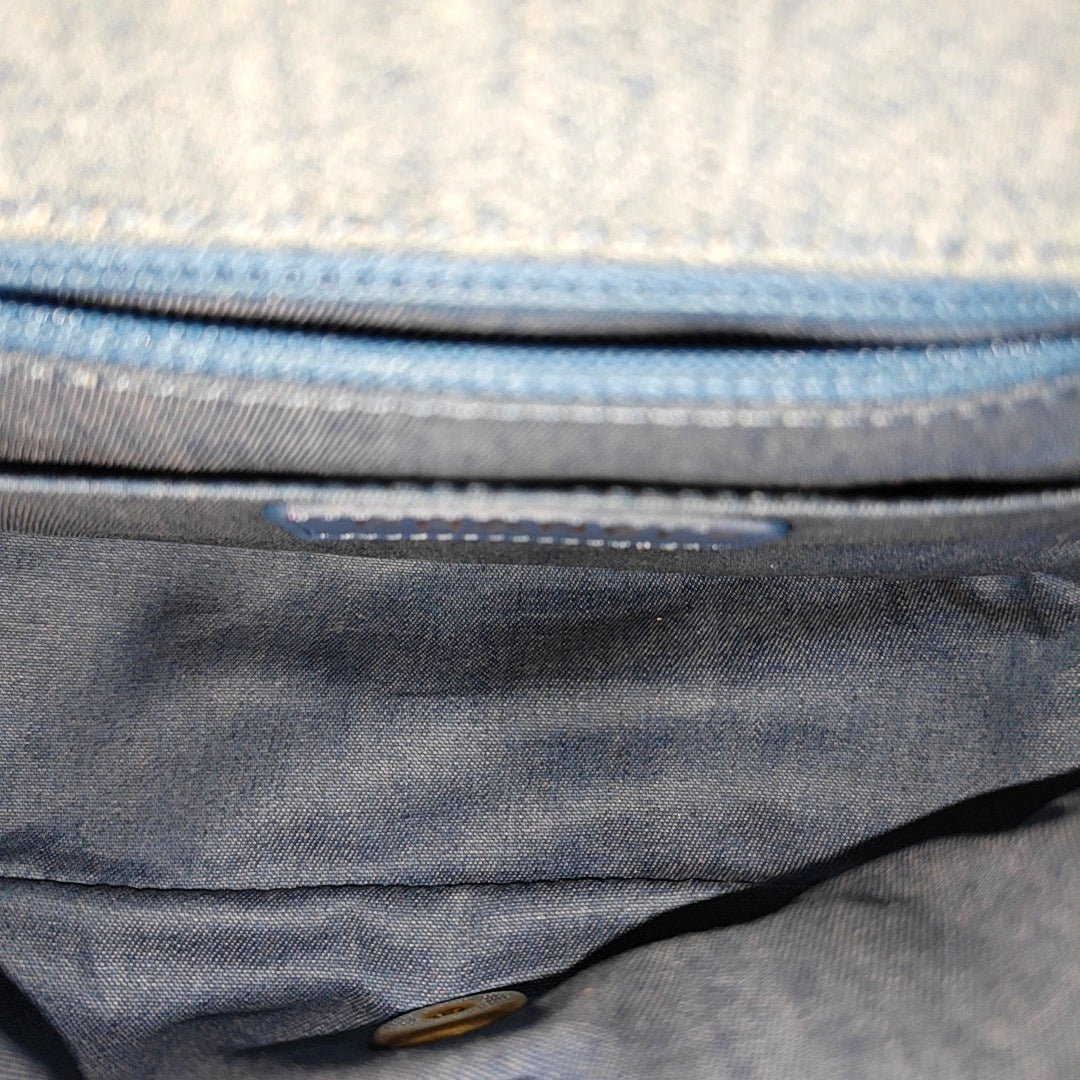 CLASSIC FLAP Mini Quilted Denim Blue