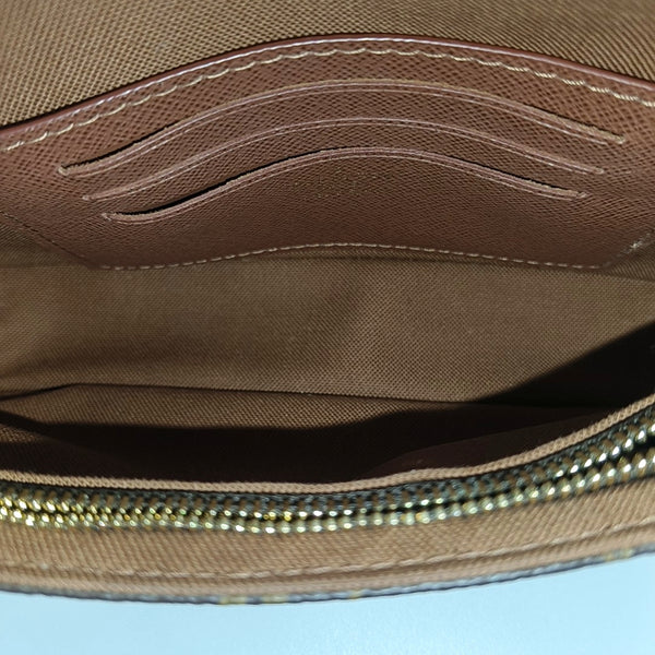 IVY Monogram Coated Canvas Brown