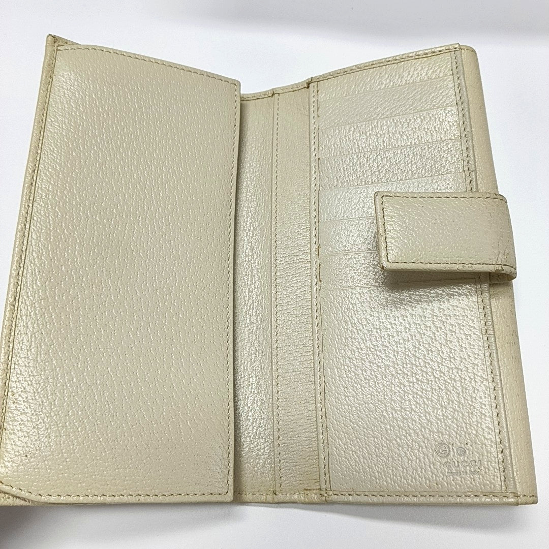Authenticated pre-owned  Blondie Calfskin White Wallet - Wallet at Looply