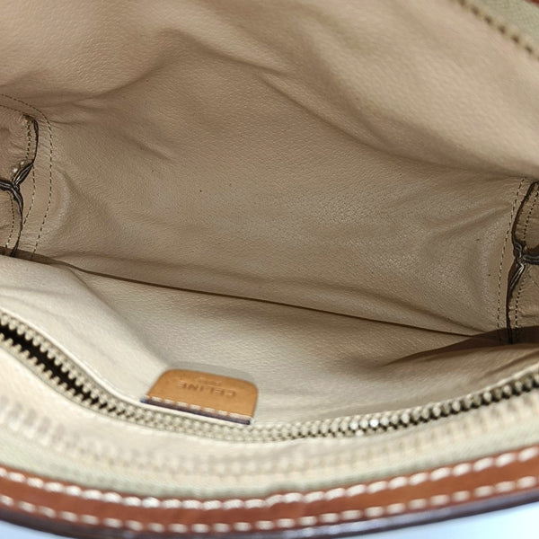 MACADAM CLUTCHES Coated Canvas Beige