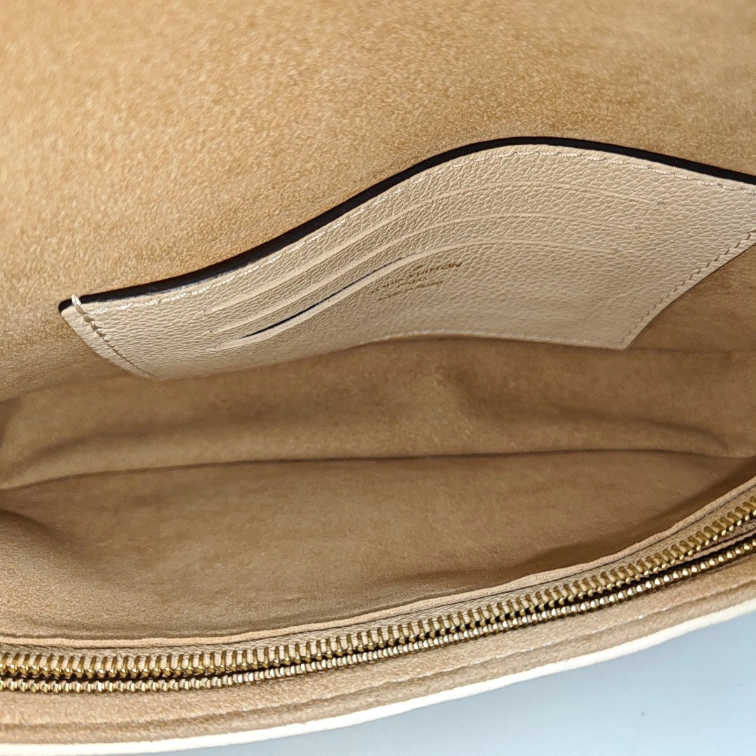 IVY Monogram Calfskin Beige