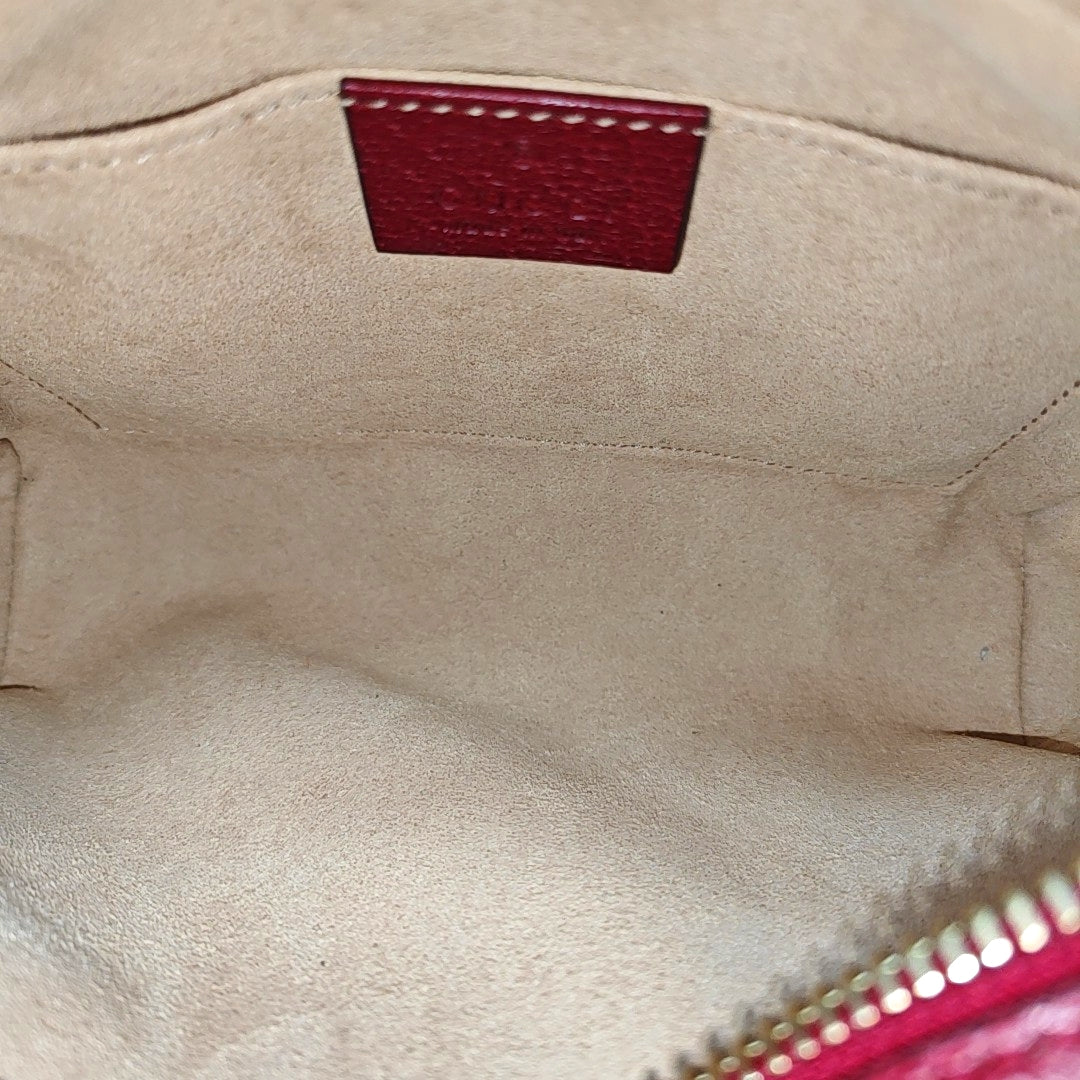 Ophidia Mini Monogram Coated Canvas Beige