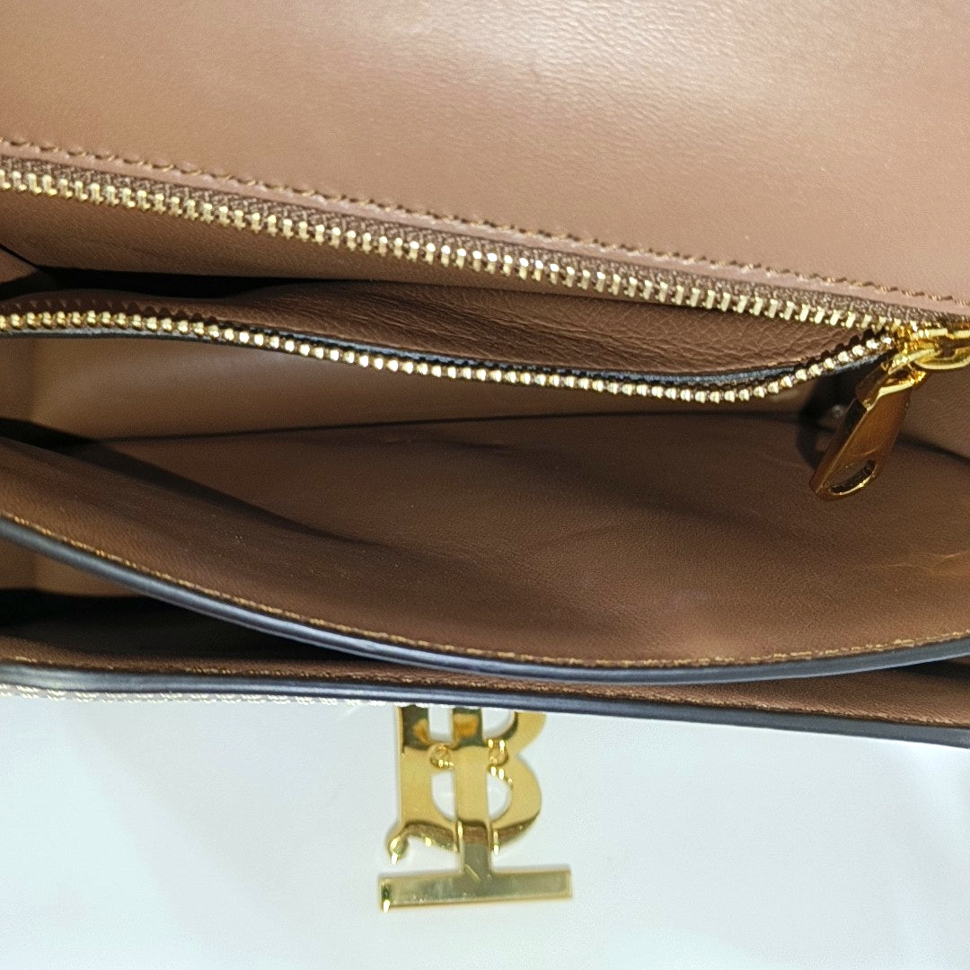 TB Small Canvas Beige