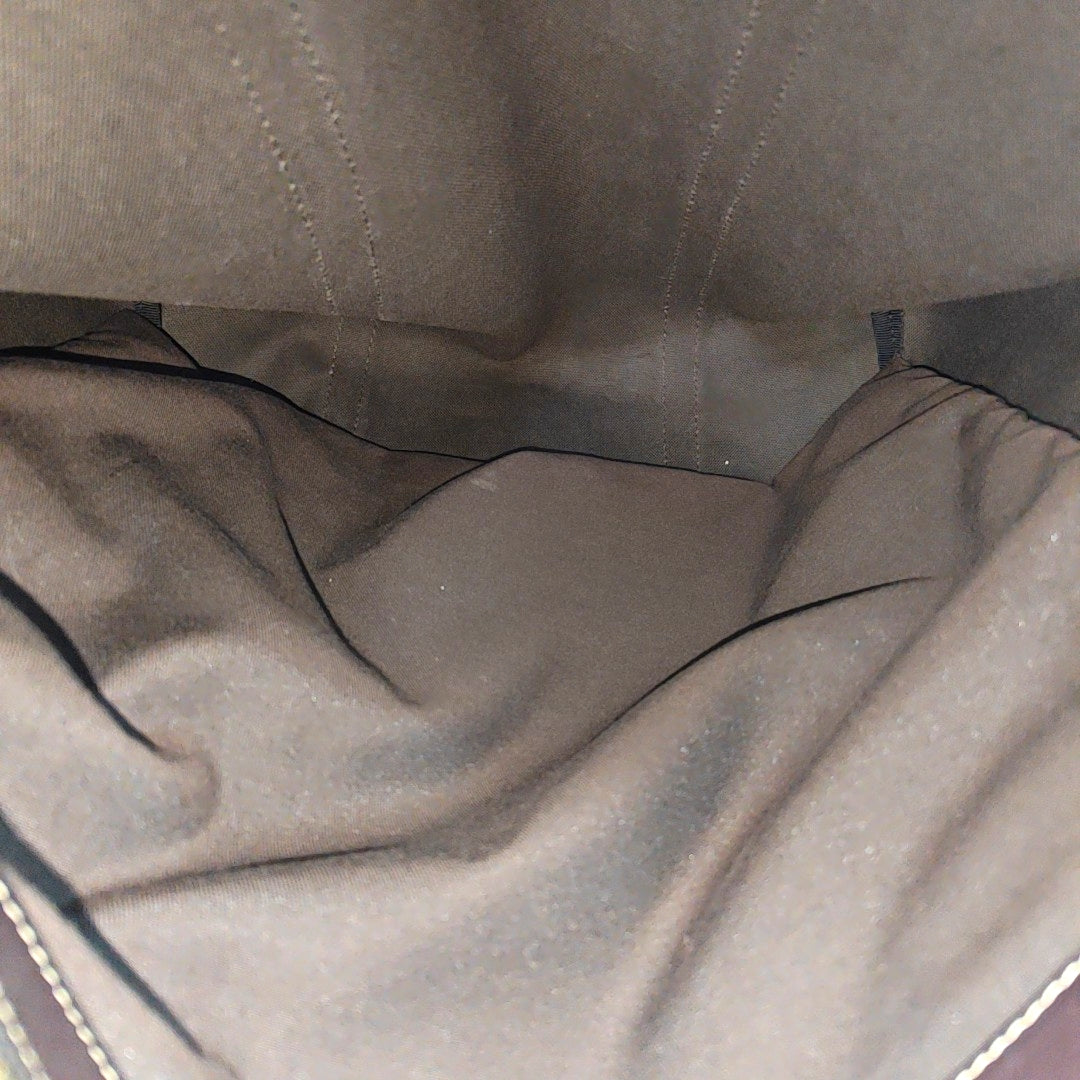 Monogram Coated Canvas Tote Bag Beige