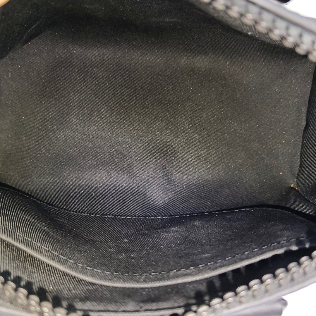 KEEPALL 25 Monogram Calfskin Black