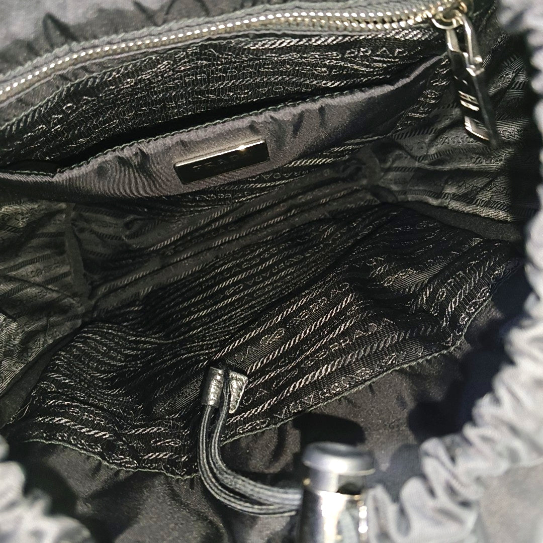 Nylon Backpack Black