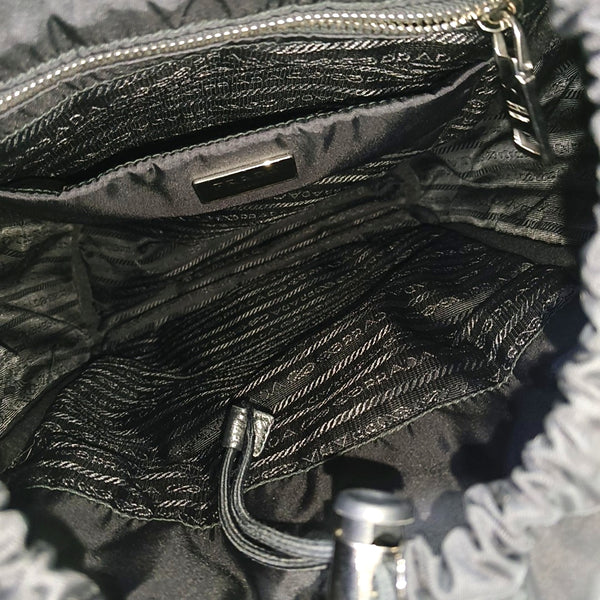 Nylon Backpack Black