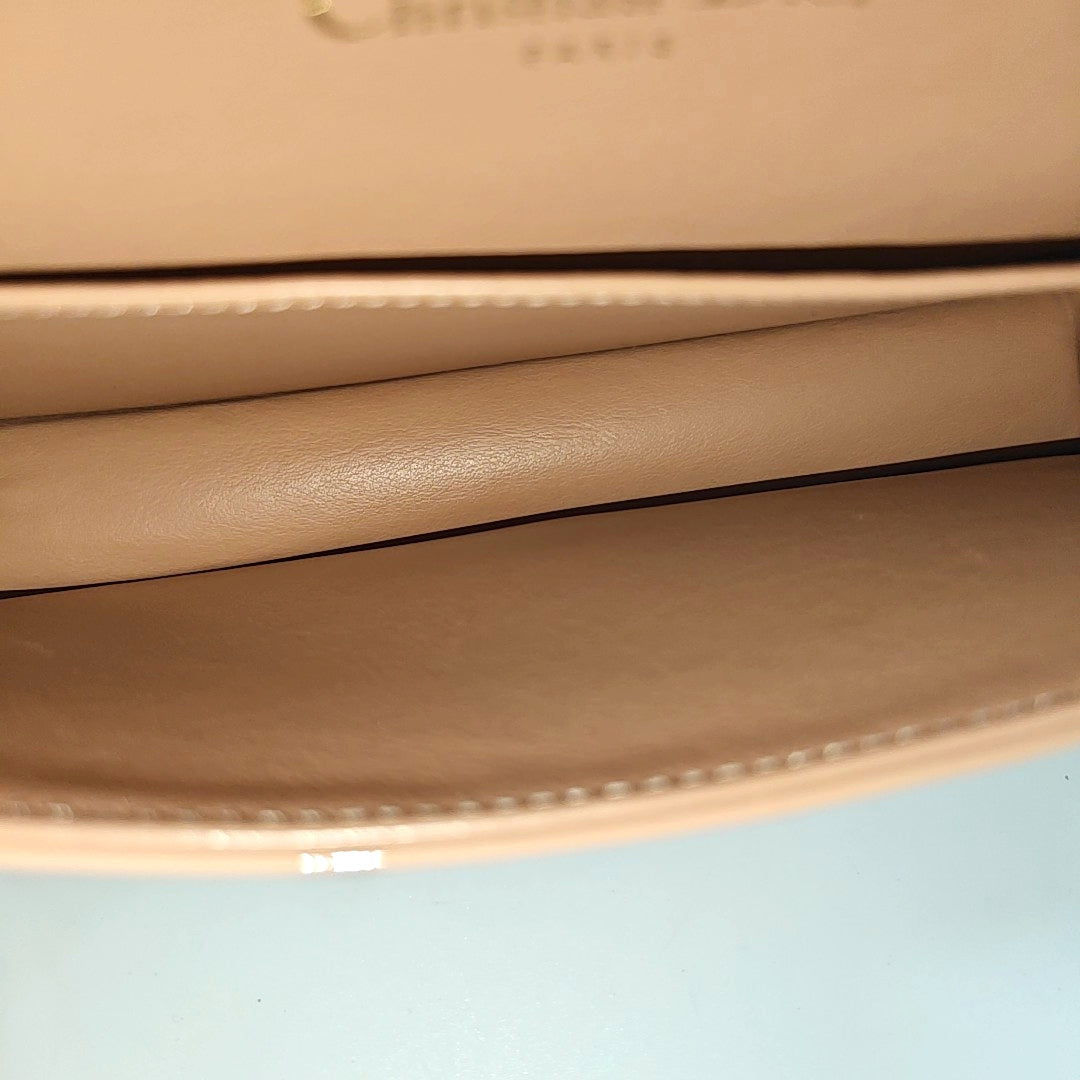 Lady Dior Small Cannage Patent Leather Pink