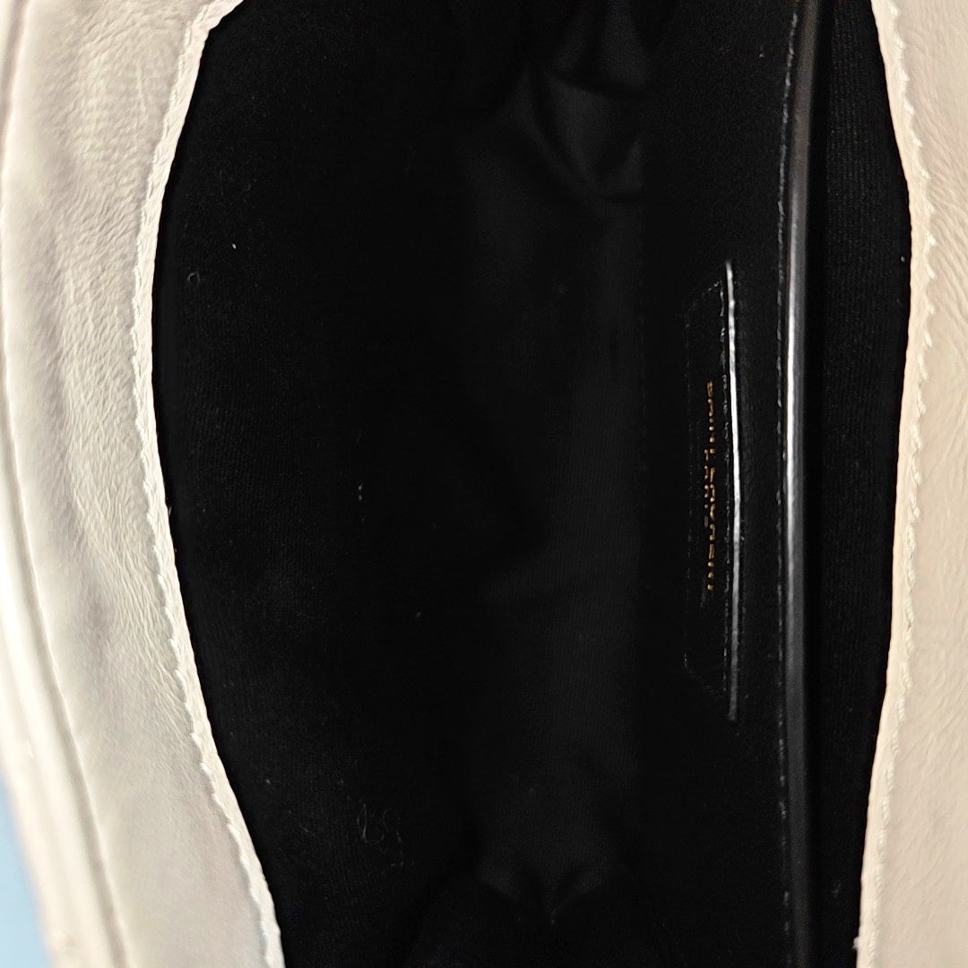 NOLITA Mini Quilted Lambskin White