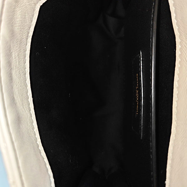 NOLITA Mini Quilted Lambskin White