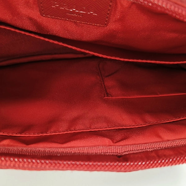 Nylon Clutch Red