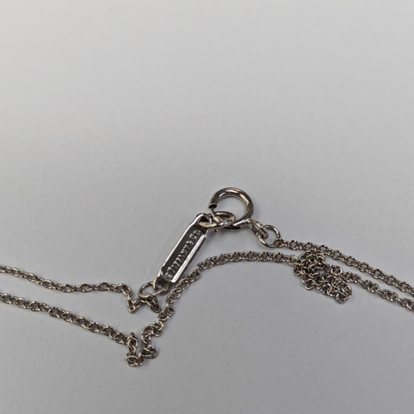 Atlas 18k White Gold Silver Necklace