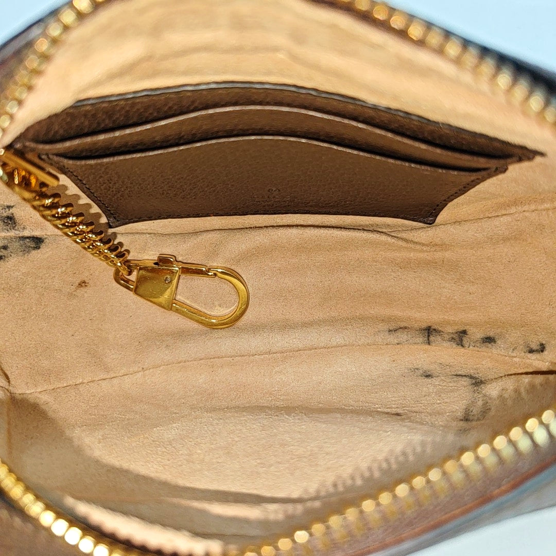 Ophidia Mini Monogram Coated Canvas Beige