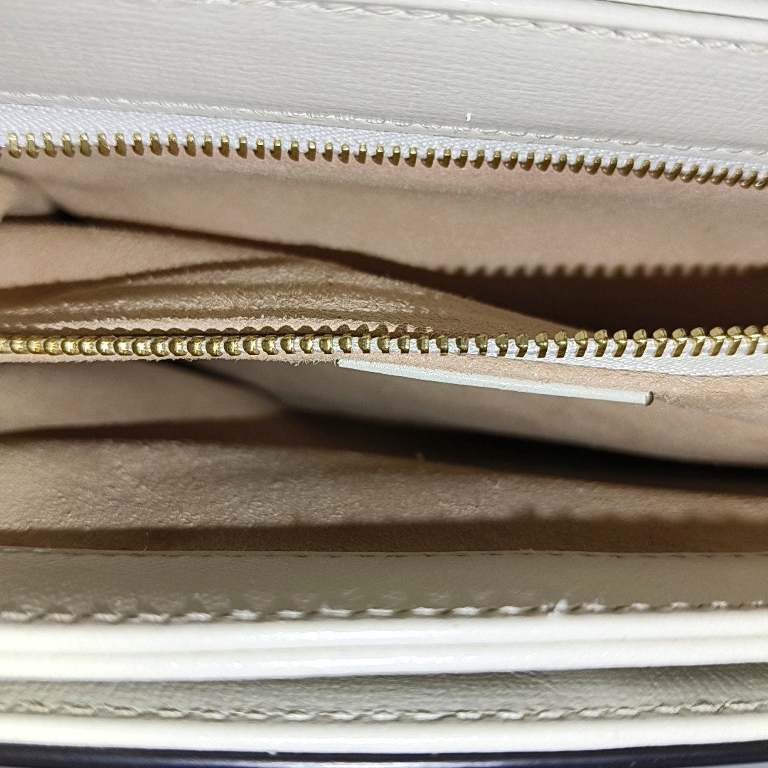 Horsebit 1955 Small Monogram Coated Canvas Beige