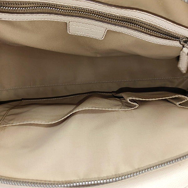 Canvas Top Handle Bag Brown