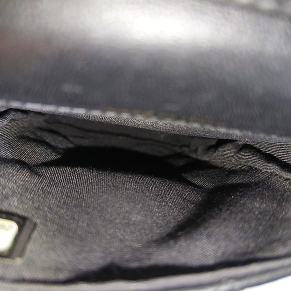 Authenticated pre-owned  WOC Quilted Lambskin Black - Crossbody Bag at Looply