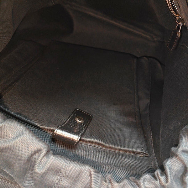 Retro Medium Monogram Coated Canvas Black